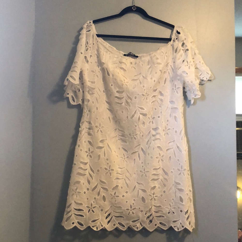 White Lace Party Dress